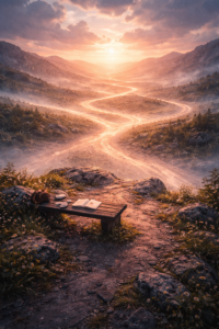 Post-stability disorientation representing transformational resilience when life feels stable but direction is unclear