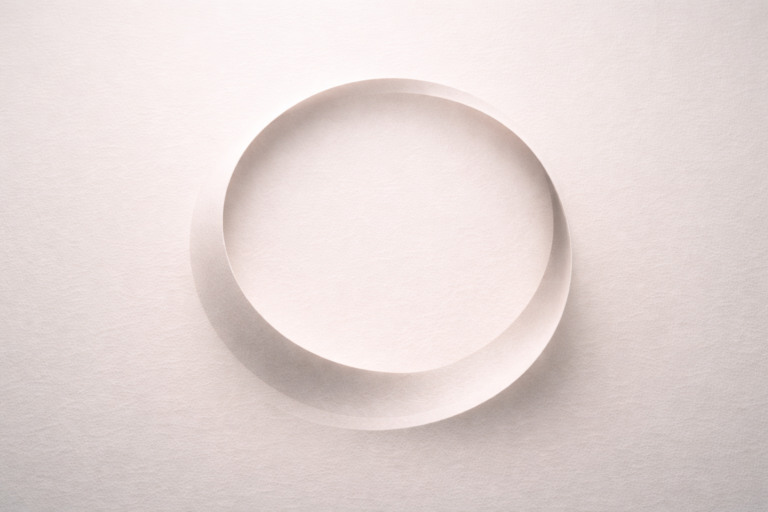 Abstract incomplete circular loop representing the emotional experience of feeling capable but stuck and ready for transformational resilience.